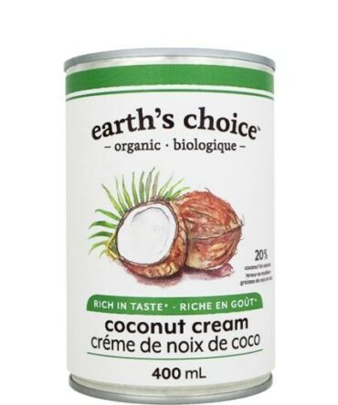 EARTH'S CHOICE CRÈME DE NOIX DE COCO BIOLOGIQUE 400ML